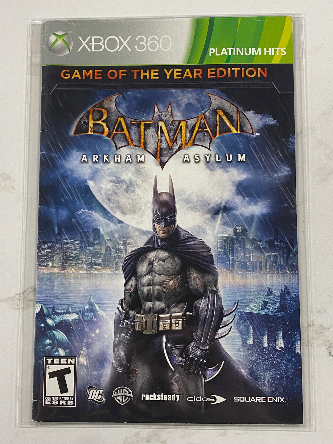 Batman Arkham Asylum - MANUAL ONLY Xbox 360 MO61426