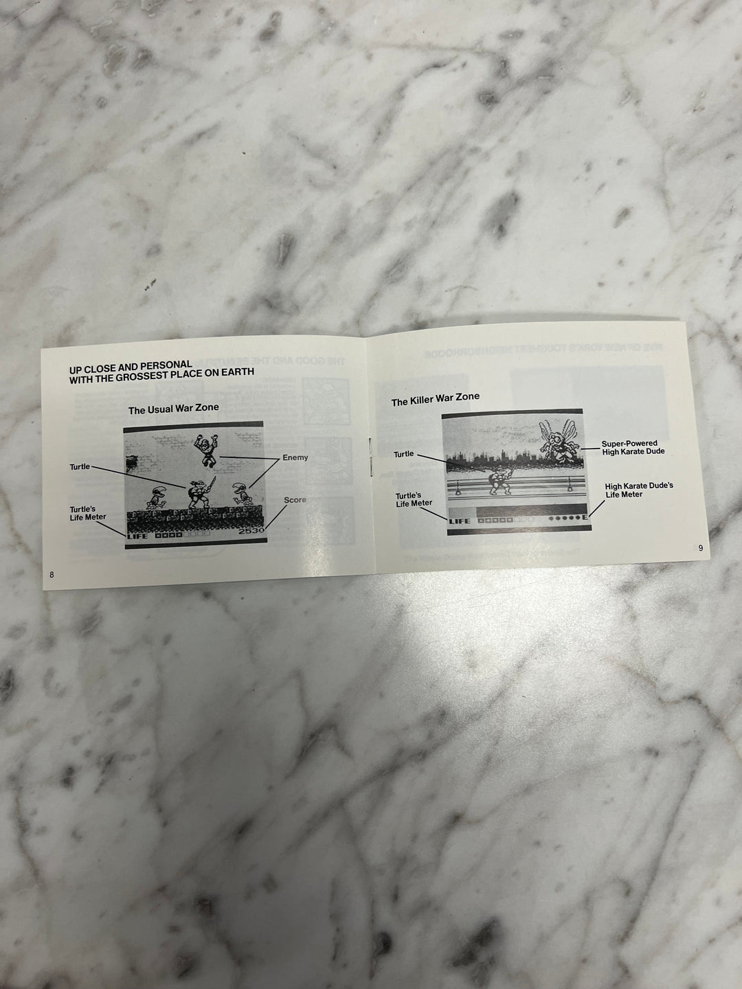 Teenage Mutant Ninja Turtles Fall of the Foot Clan for Nintendo Game Boy Gameboy MANUAL ONLY MO92324