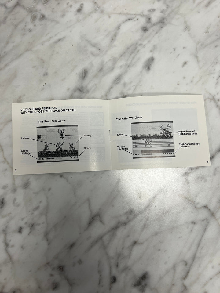Teenage Mutant Ninja Turtles Fall of the Foot Clan for Nintendo Game Boy Gameboy MANUAL ONLY MO92324