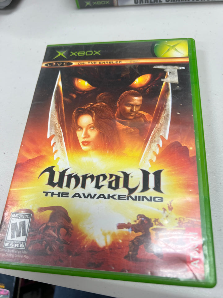 Unreal 2 The Awakening for Original Microsoft Xbox in case. Tested and Working.     DO61124