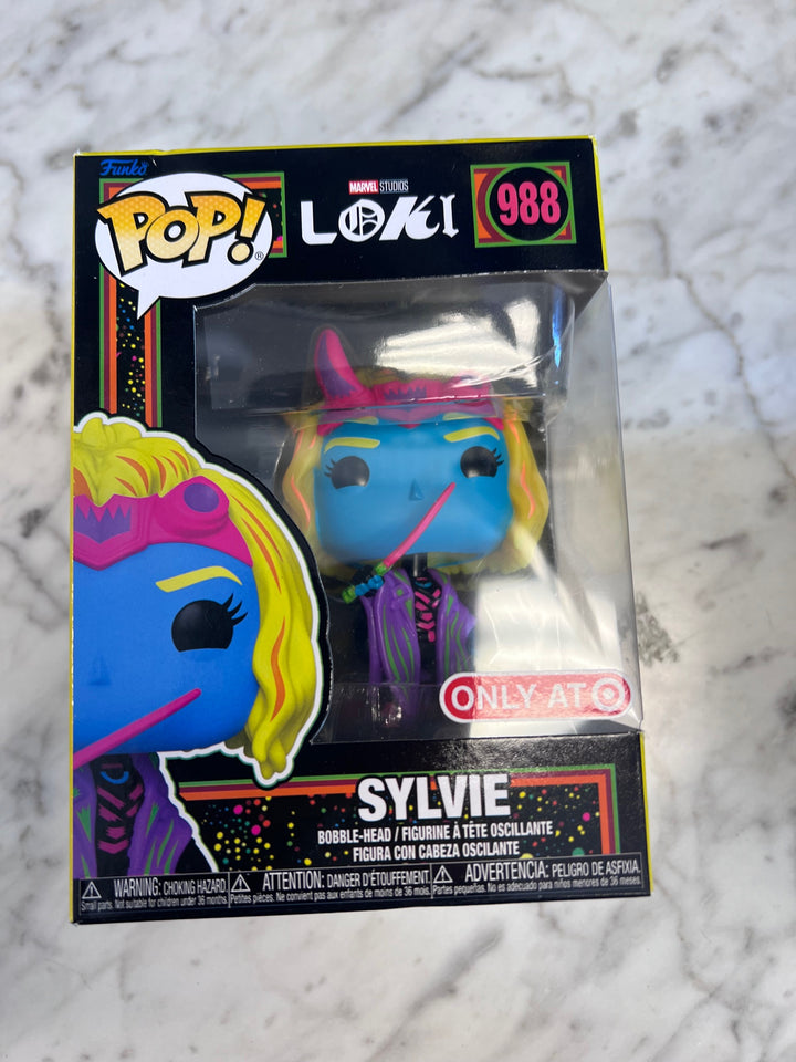 Funko Pop! Sylvie #988 Loki Blacklight Target Exclusive  FP10525