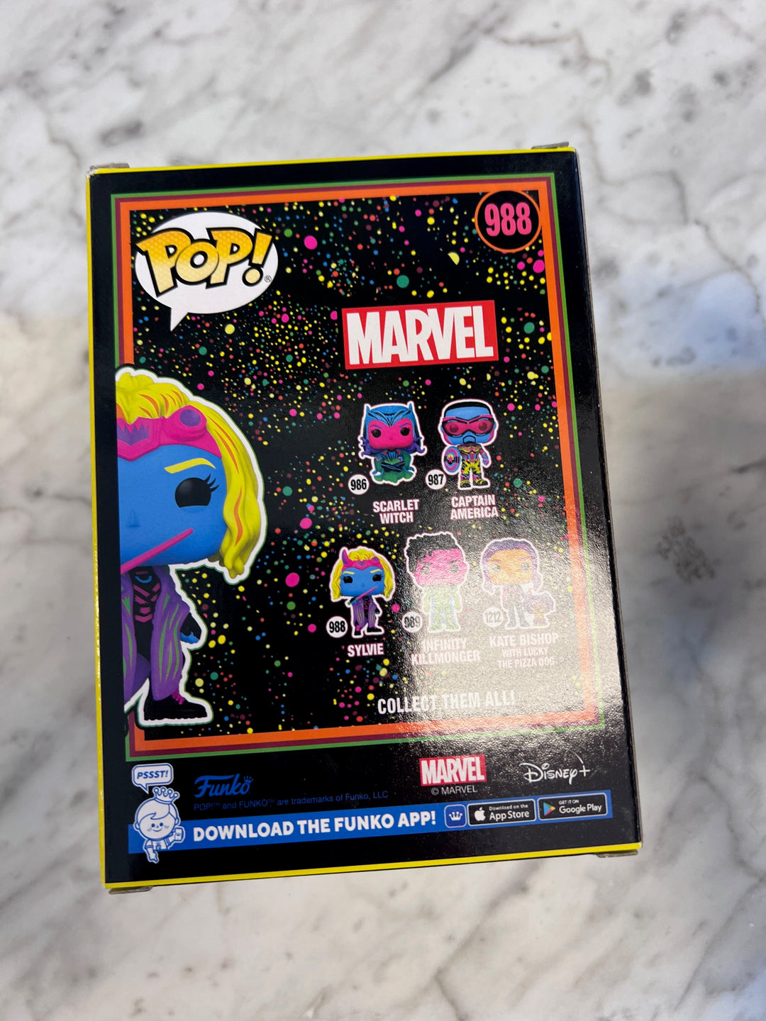 Funko Pop! Sylvie #988 Loki Blacklight Target Exclusive  FP10525