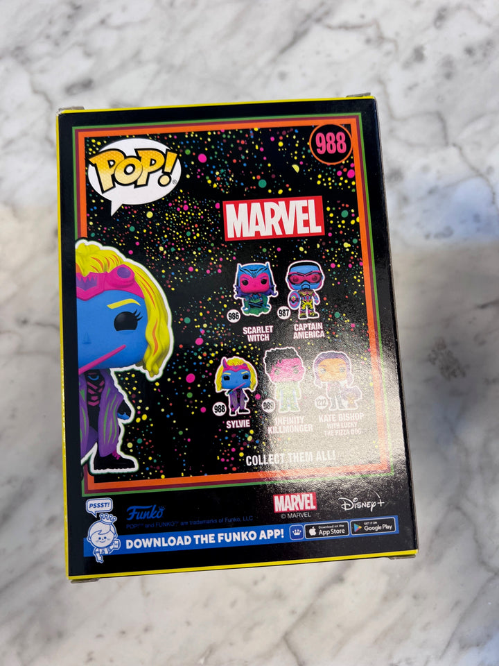 Funko Pop! Sylvie #988 Loki Blacklight Target Exclusive  FP10525