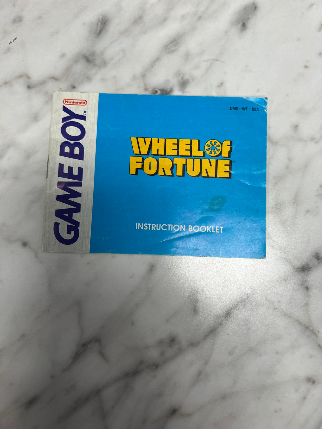 Wheel of Fortune for Nintendo Game Boy Gameboy MANUAL ONLY MO92324