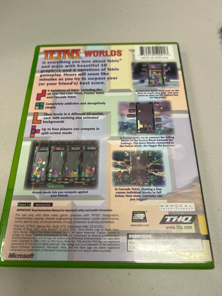 Tetris Worlds for Original Microsoft Xbox in case. Tested and Working.     DO61124