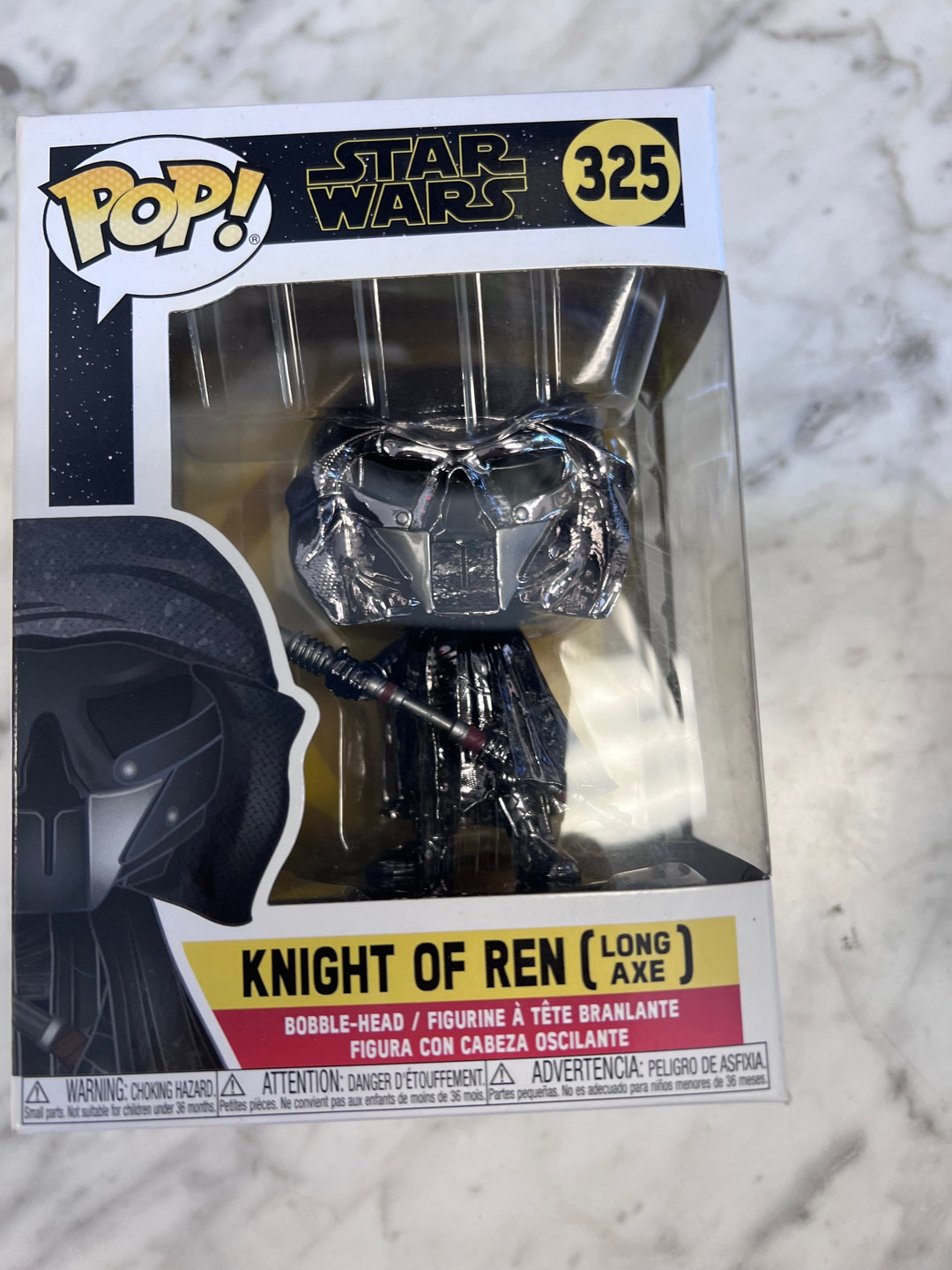 Funko Pop! Knight of Ren (Long Axe) Hematite Chrome #325   FP10525