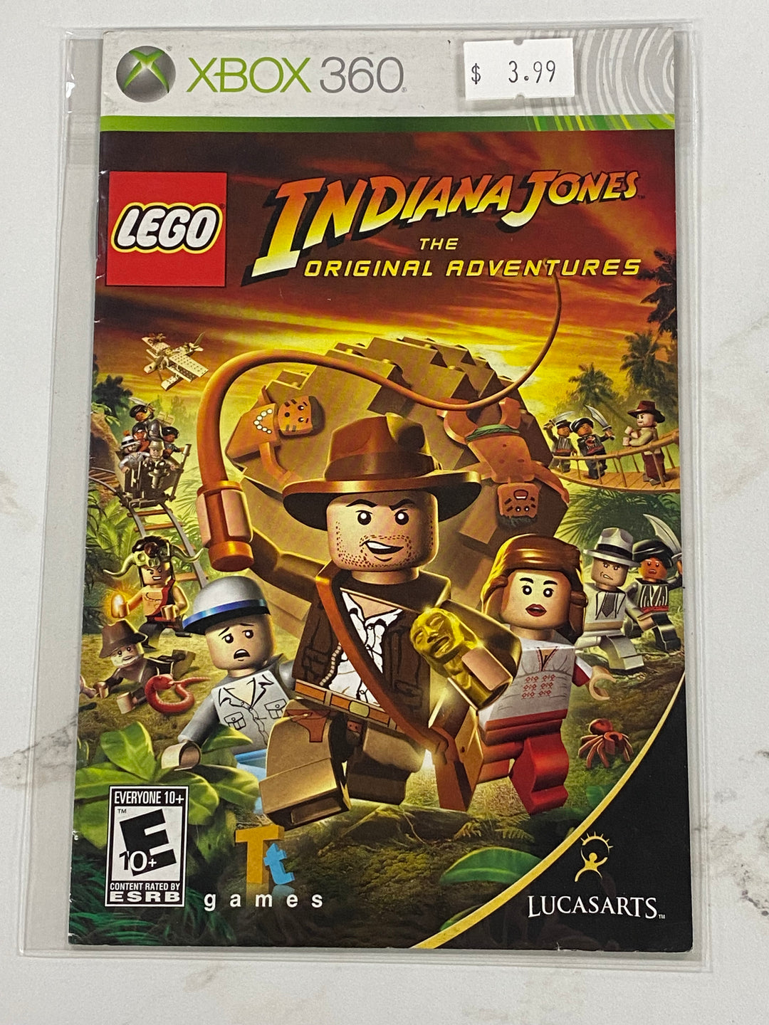 LEGO Indiana Jones The Original Adventures - MANUAL ONLY Xbox 360 MO61426