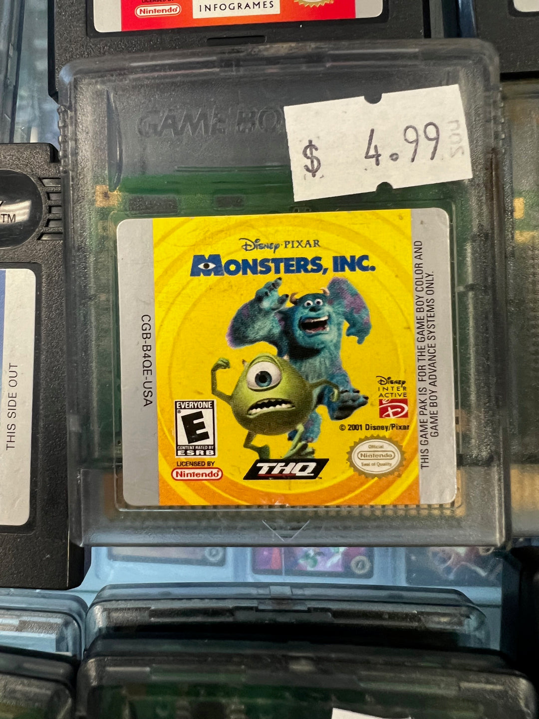 Monsters Inc - Game Boy Color G7925