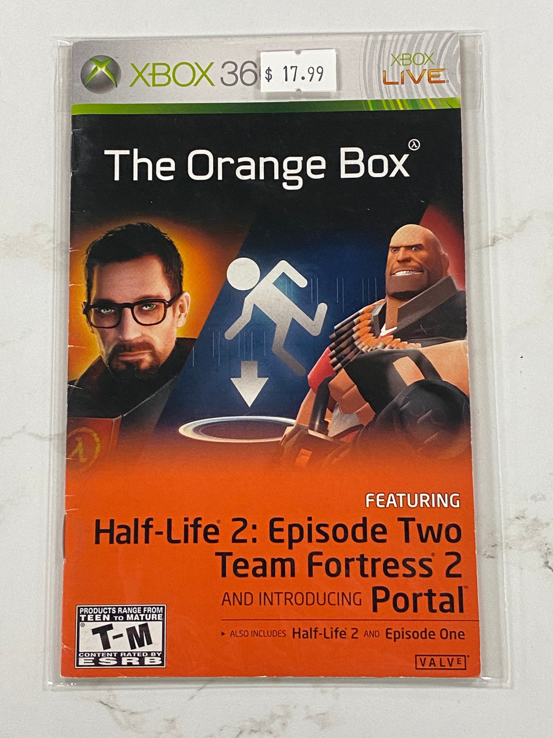 Orange Box - MANUAL ONLY Xbox 360 MO61426