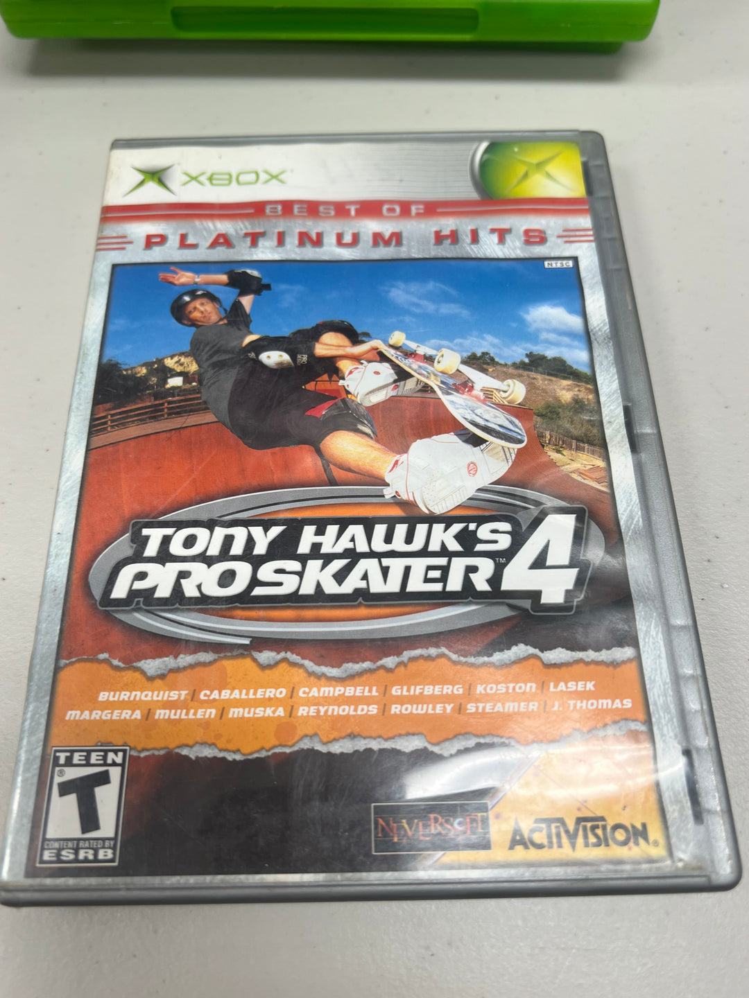 Tony Hawk's Pro Skater 4 for Original Microsoft Xbox in case. Tested and Working.     DO61124