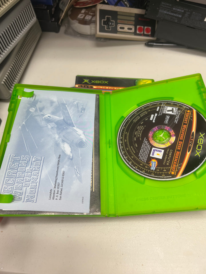 Secret Weapons Over Normandy for Original Microsoft Xbox in case. Tested and Working.     DO61124