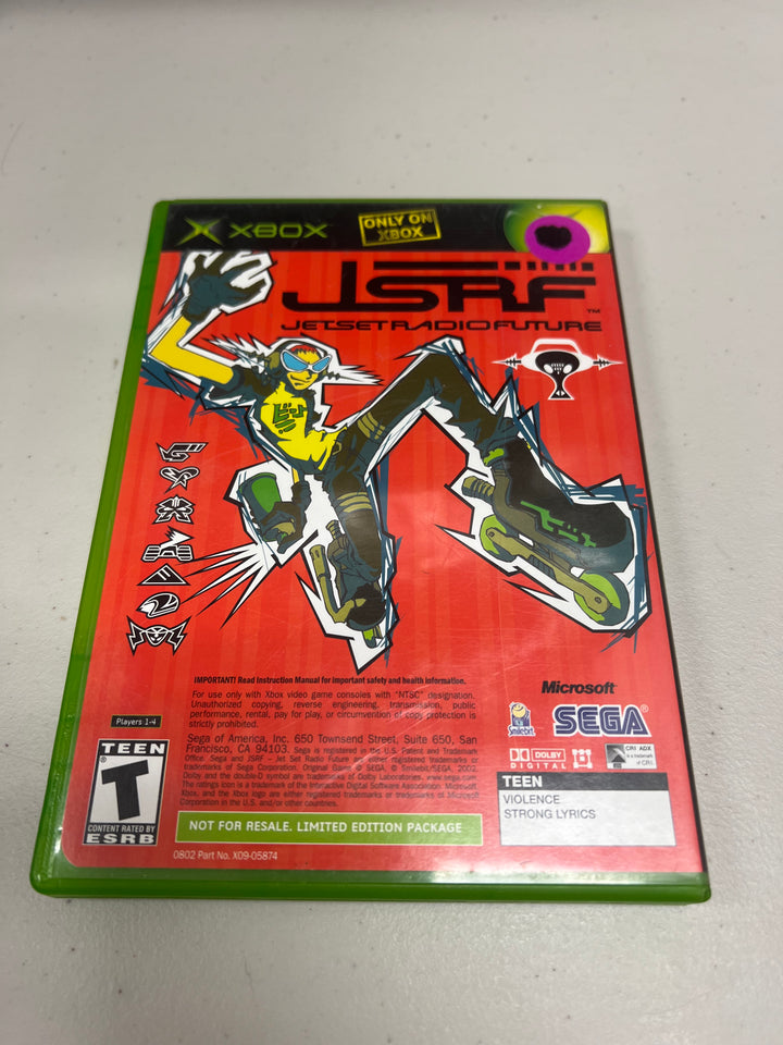 Sega GT 2002 and Jet Set Radio Future Combo Pack for Original Microsoft Xbox in case. Tested and Working.     DO61124