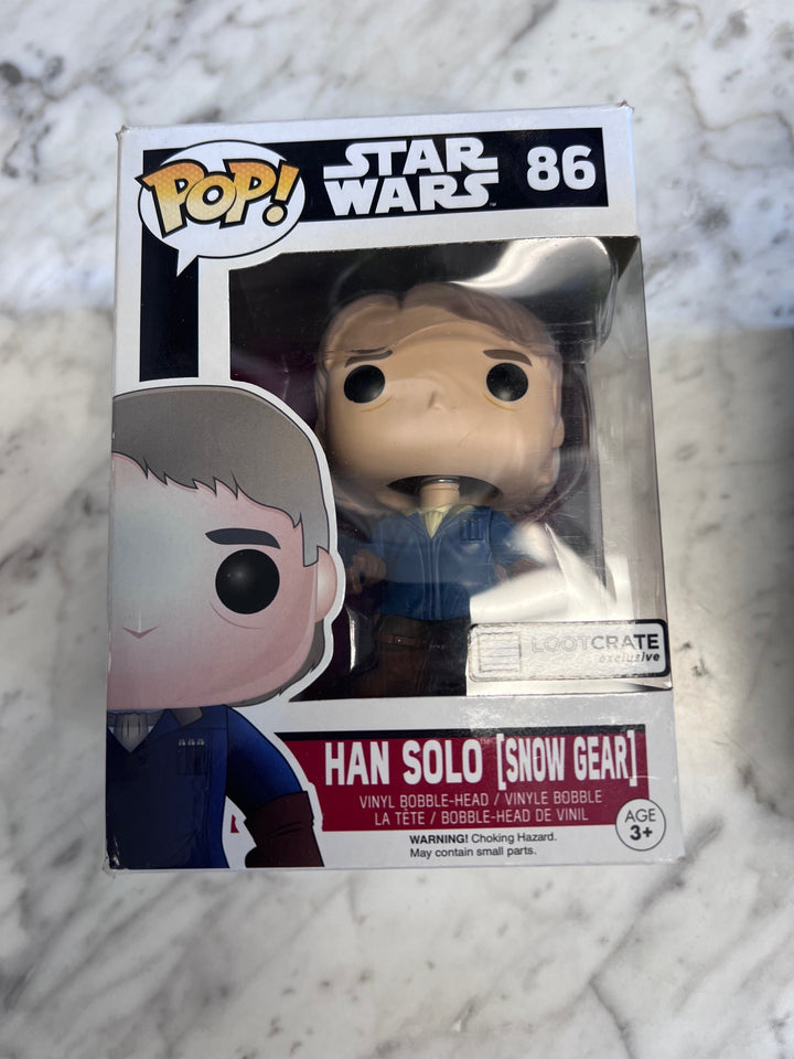 Funko Pop! Han Solo (Snow Gear) #86 Loot Crate Star Wars FP10525