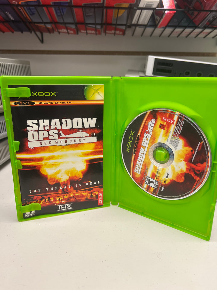 Shadow Ops Red Mercury for Original Microsoft Xbox in case. Tested and Working.     DO61124