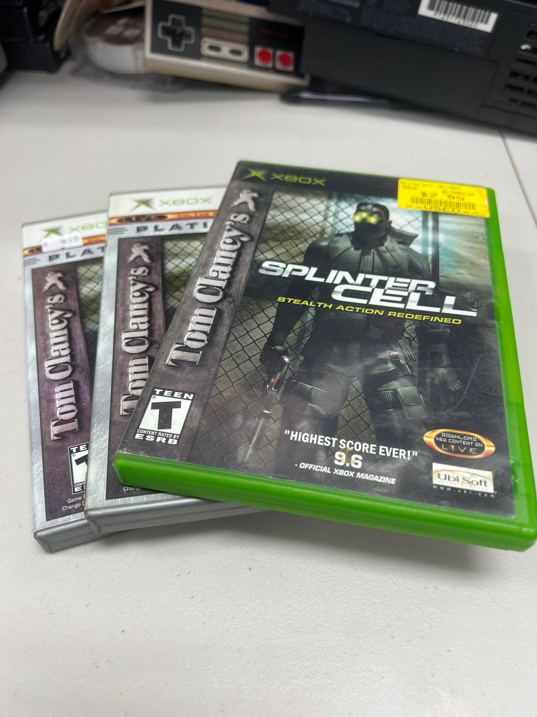 Tom Clancy's Splinter Cell for Original Microsoft Xbox in case. Tested and Working.     DO61124