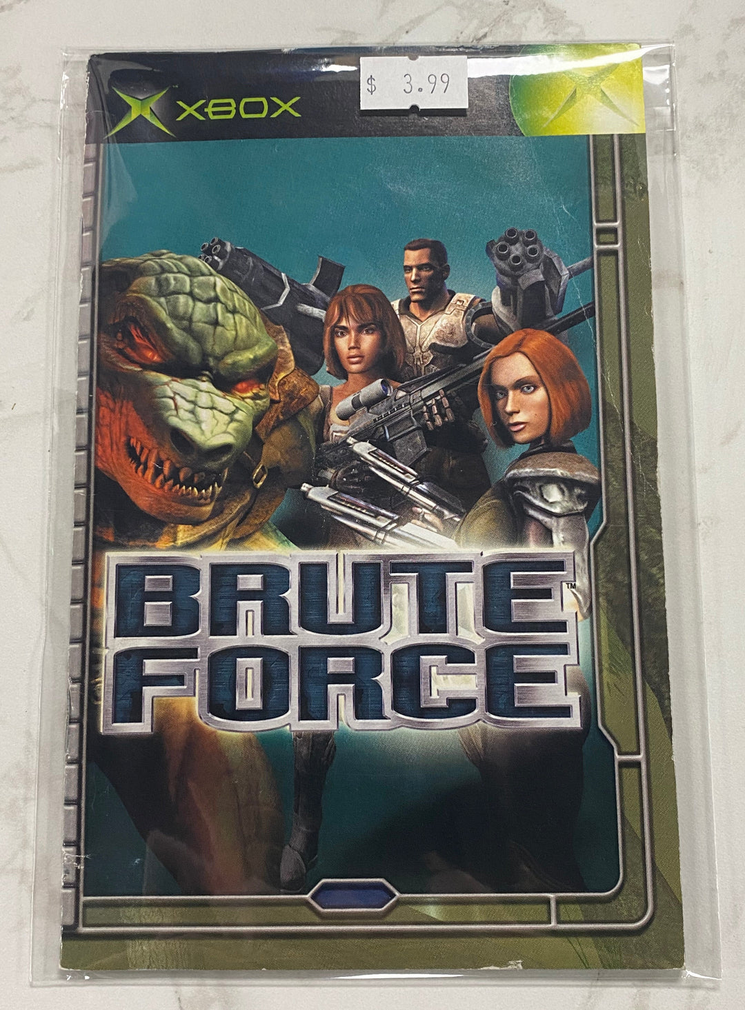 Brute Force - Original Xbox Manual ONLY MO61726