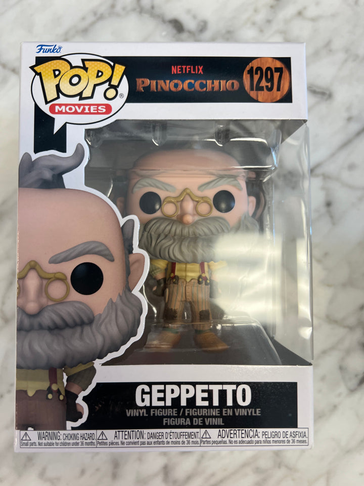 Funko Pop! Geppetto #1297 Pinocchio Netflix  FP122224