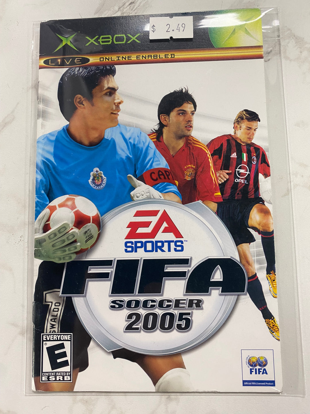 FIFA 2005 - Original Xbox Manual ONLY MO61726