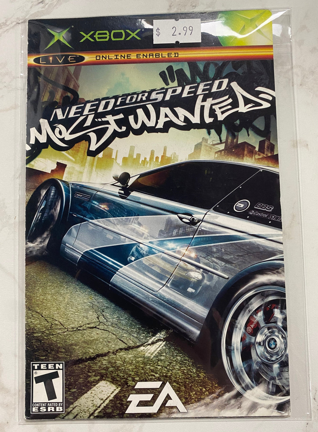 Need for Speed Most Wanted - Original Xbox Manual ONLY MO61726