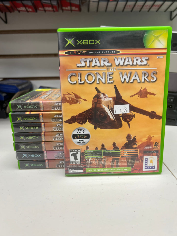 Star Wars Clone Wars Tetris Worlds Combo Pack for Original Microsoft Xbox in case. Tested and Working.     DO61124