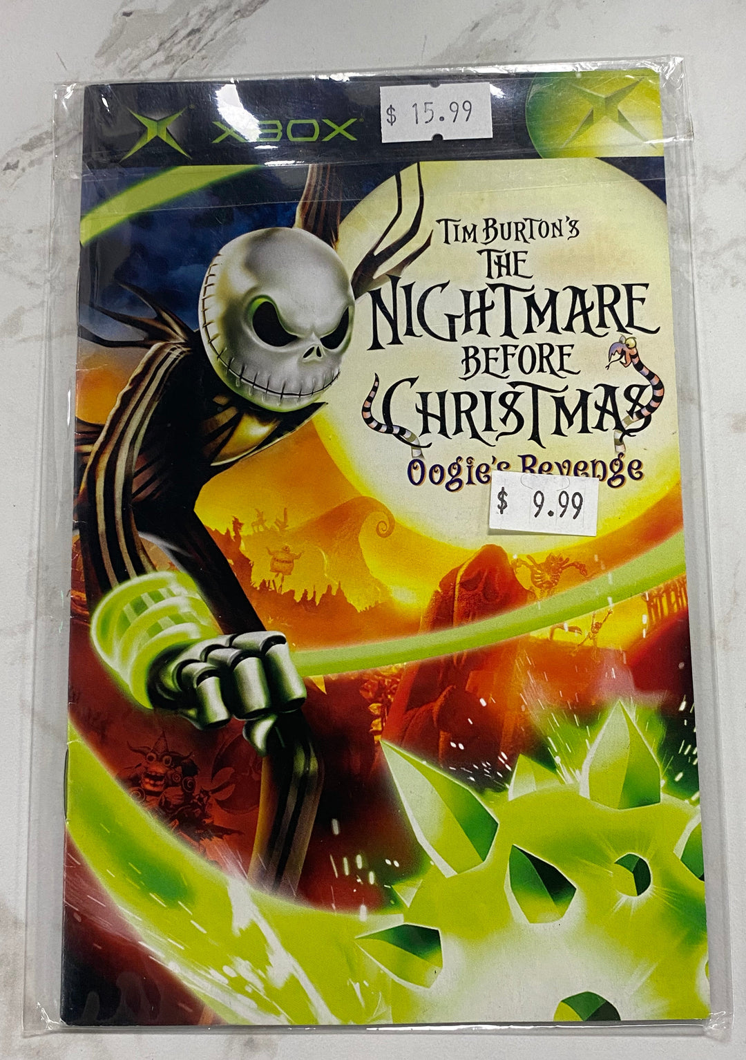 Nightmare Before Christmas: Oogie's Revenge - Original Xbox Manual ONLY MO61726