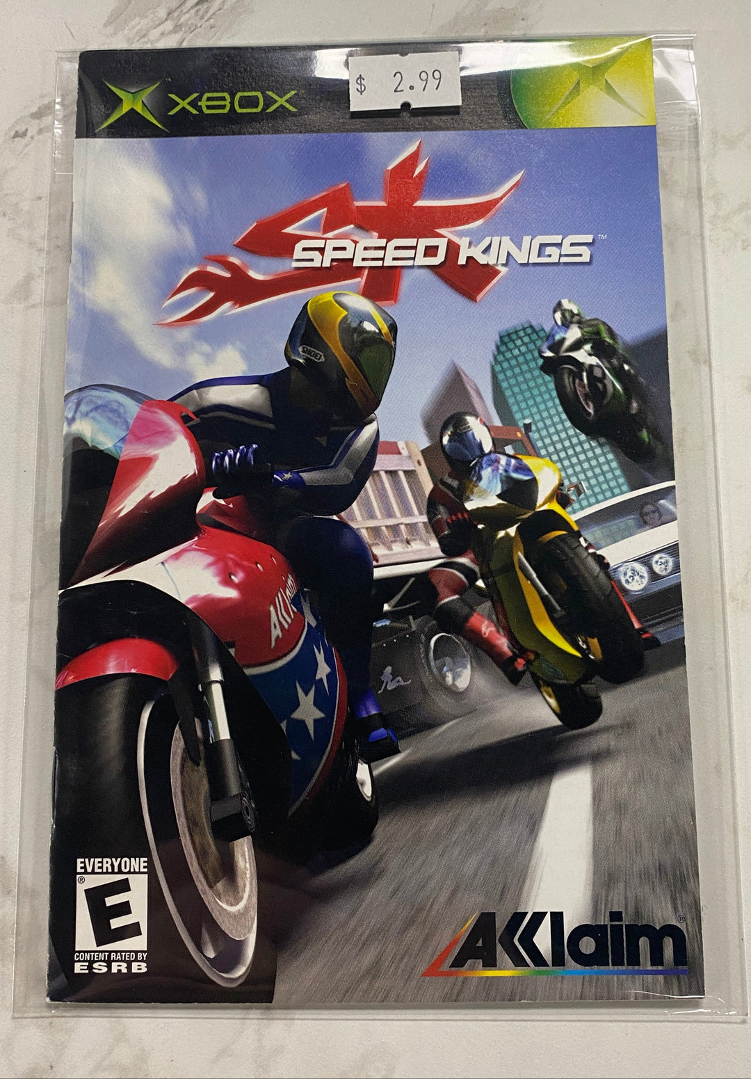 Speed Kings - Original Xbox Manual ONLY MO61726