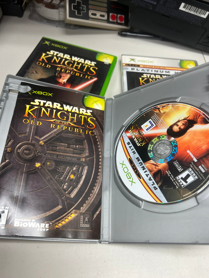 Star Wars Knights of the Old Republic for Original Microsoft Xbox in case. Tested and Working.     DO61124