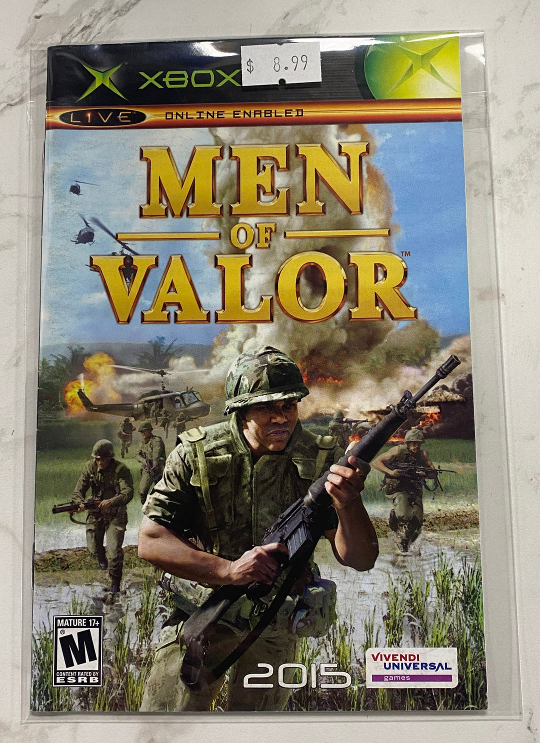 Men of Valor - Original Xbox Manual ONLY MO61726