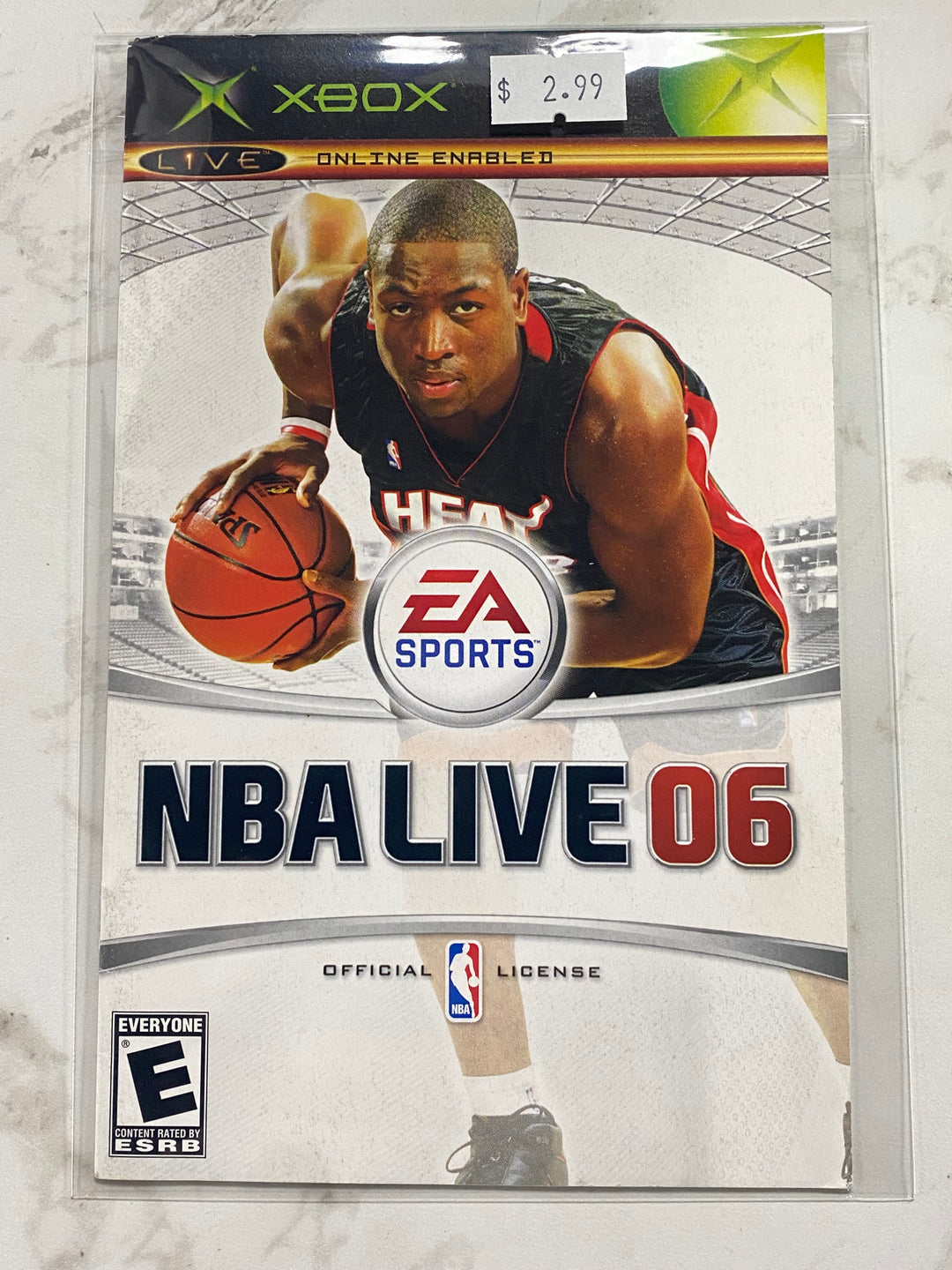 NBA Live 2006 - Original Xbox Manual ONLY MO61726
