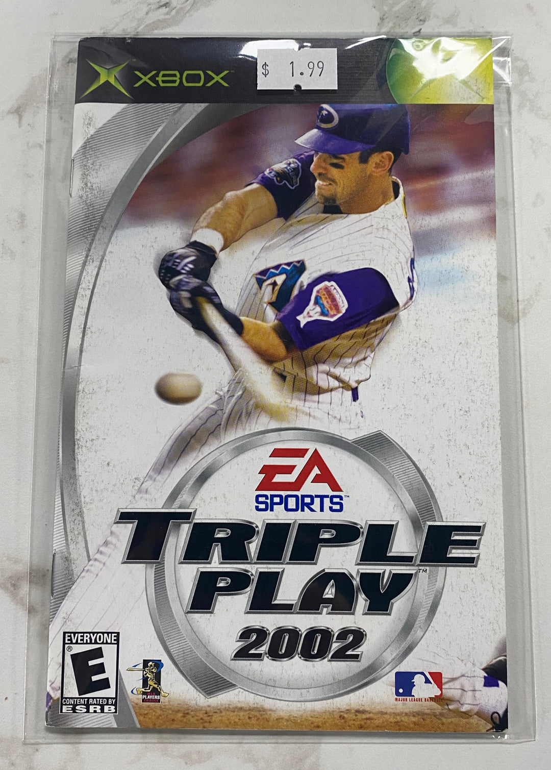 Triple Play 2002 - Original Xbox Manual ONLY MO61726