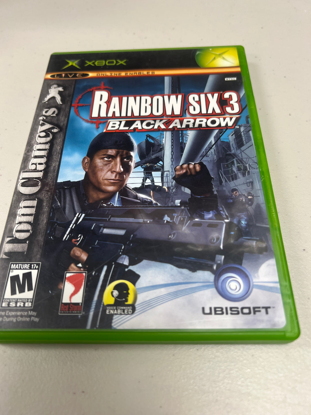 Tom Clancy's Rainbow Six Black Arrow for Original Microsoft Xbox in case. Tested and Working.     DO61124