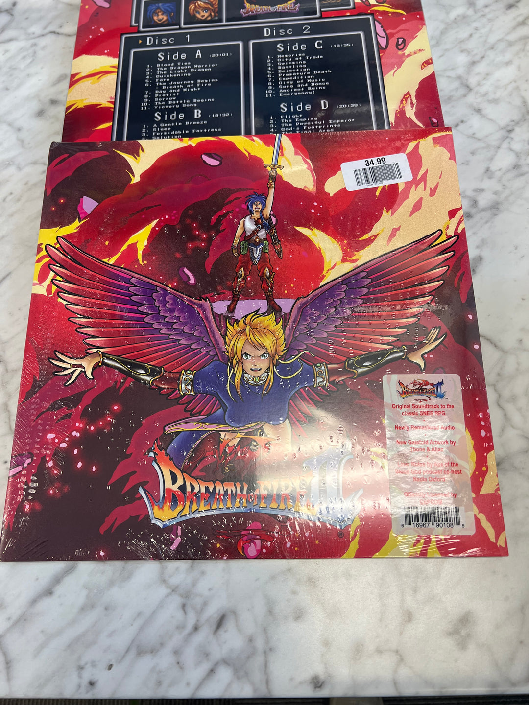 Breath of Fire II - OST - Vinyl Record Brand New Sealed DRN7924