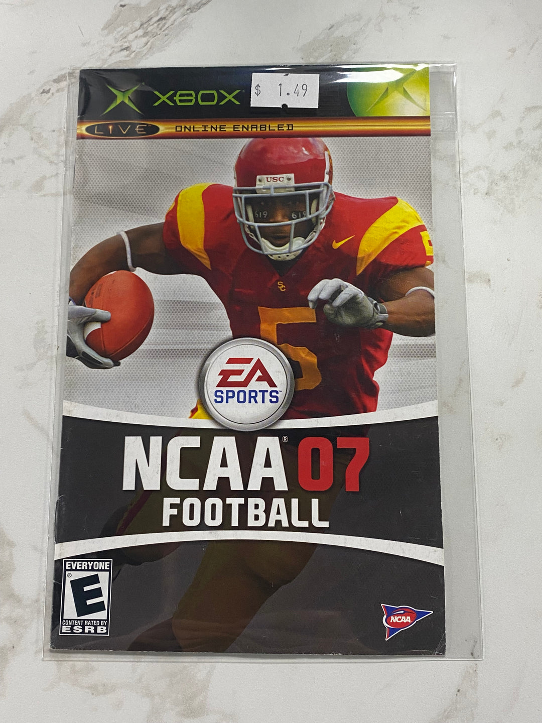 NCAA Football 2007 - Original Xbox Manual ONLY MO61726