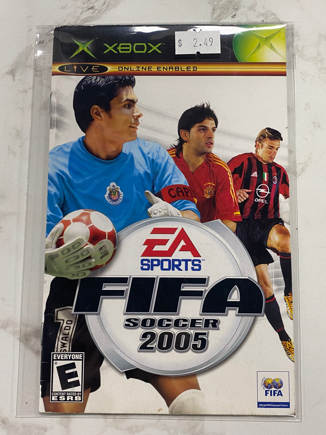 FIFA 2005 - Original Xbox Manual ONLY MO61726