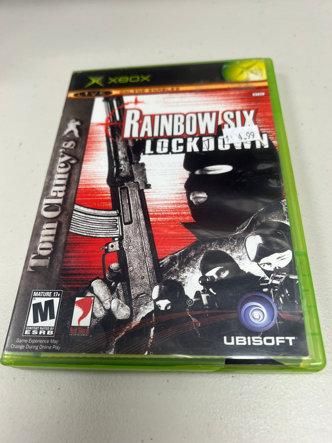 Tom Clancy's Rainbow Six Lockdown for Original Microsoft Xbox in case. Tested and Working.     DO61124