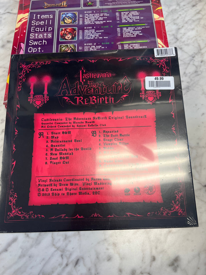 Castlevania The Adventure Rebirth - Vinyl Record Brand New Sealed DRN7924