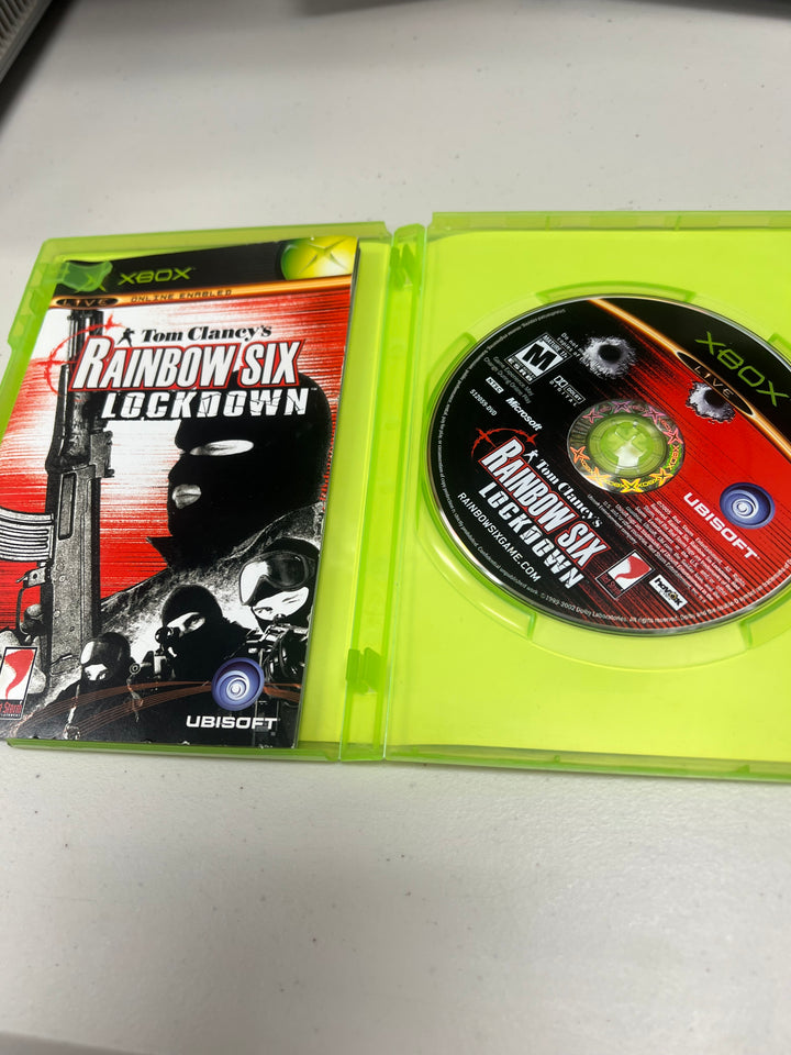 Tom Clancy's Rainbow Six Lockdown for Original Microsoft Xbox in case. Tested and Working.     DO61124