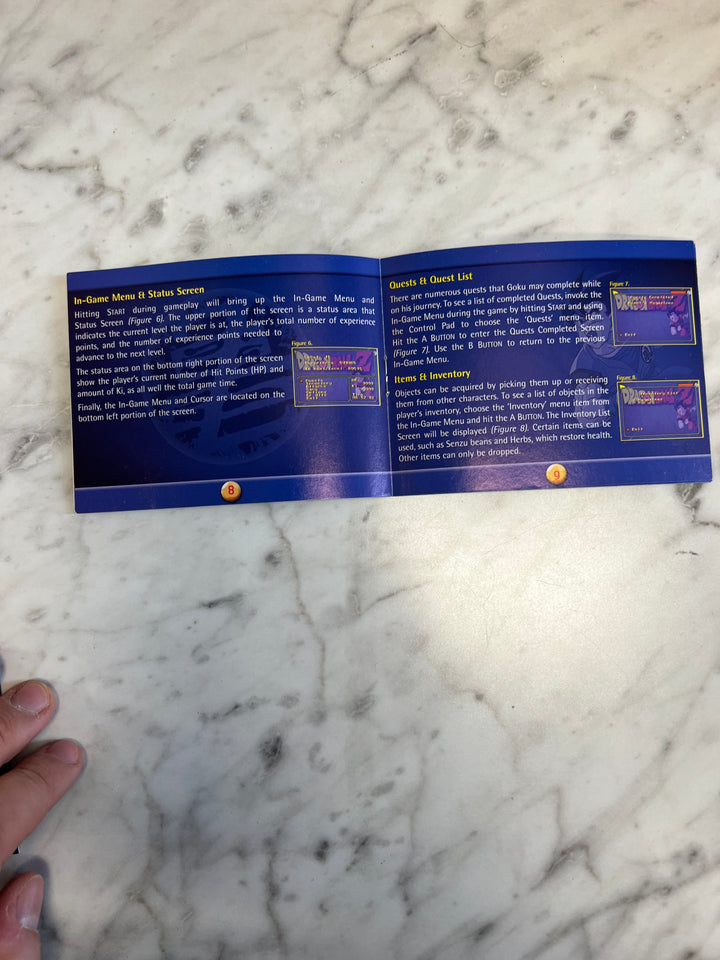 Dragonball Z Legacy of Goku Gameboy Advance GBA MANUAL ONLY MO92424