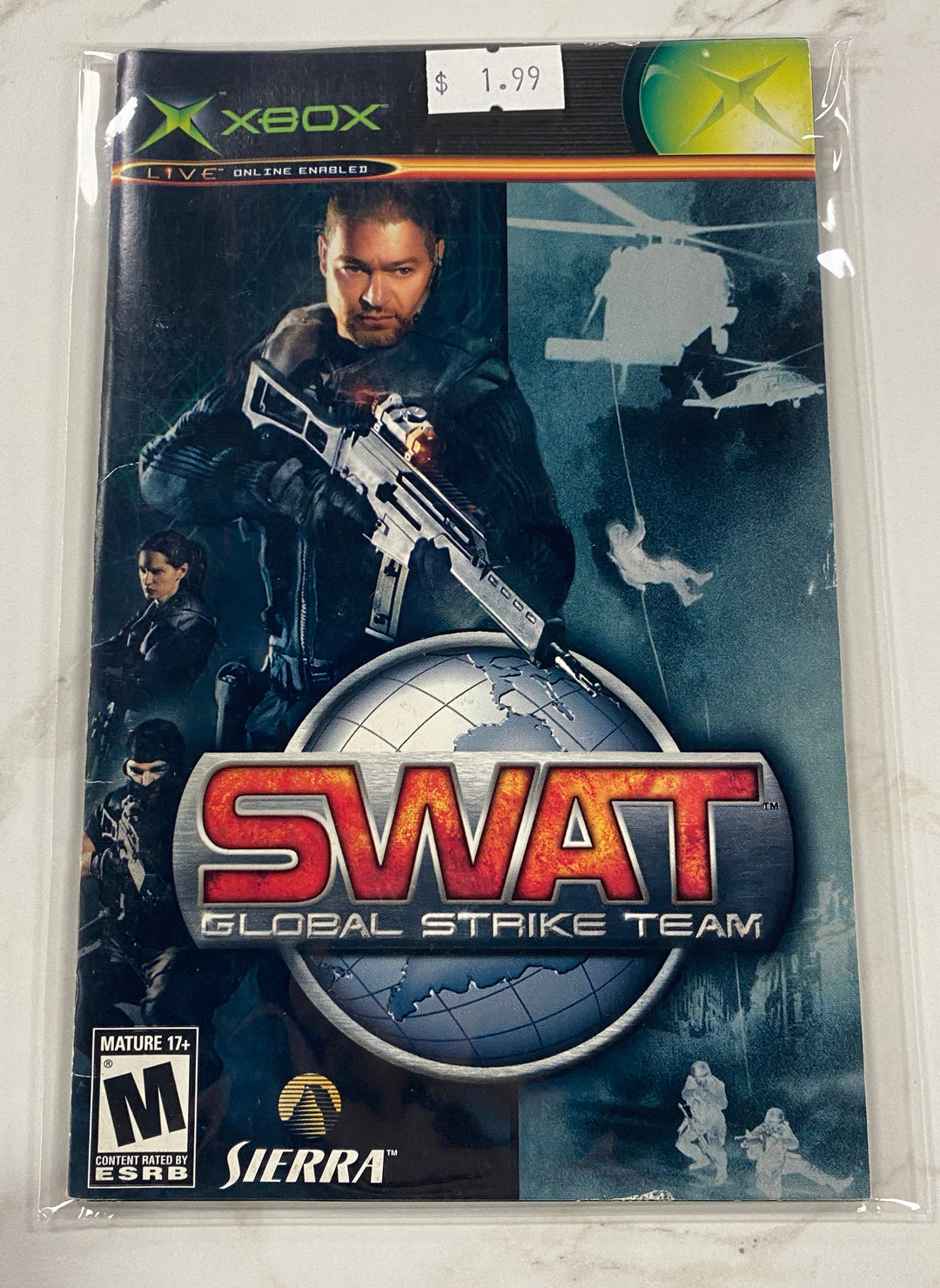 SWAT Global Strike Team - Original Xbox Manual ONLY MO61726