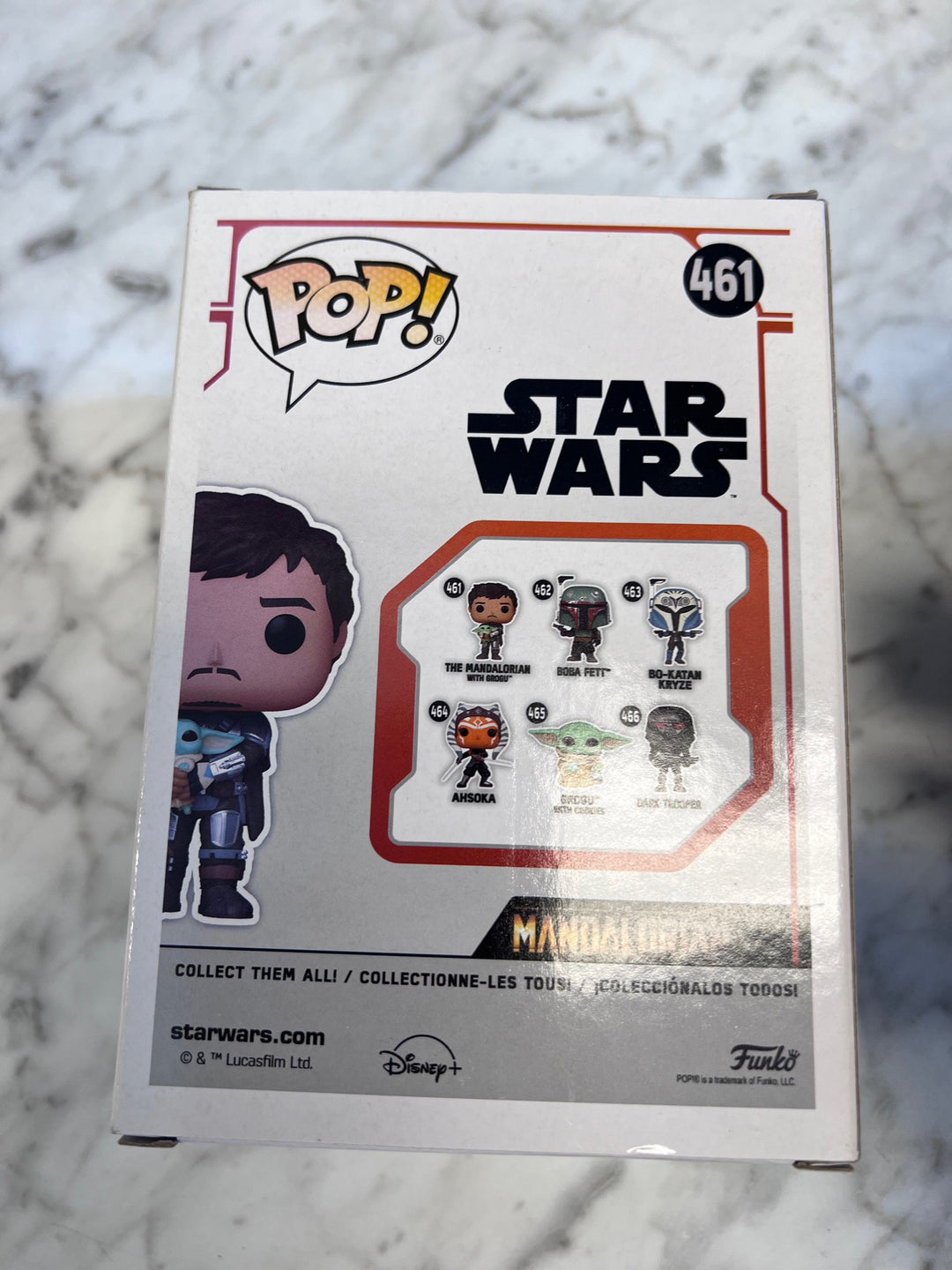 Funko Pop! The Mandalorian with Grogu #461 Star Wars FP10525