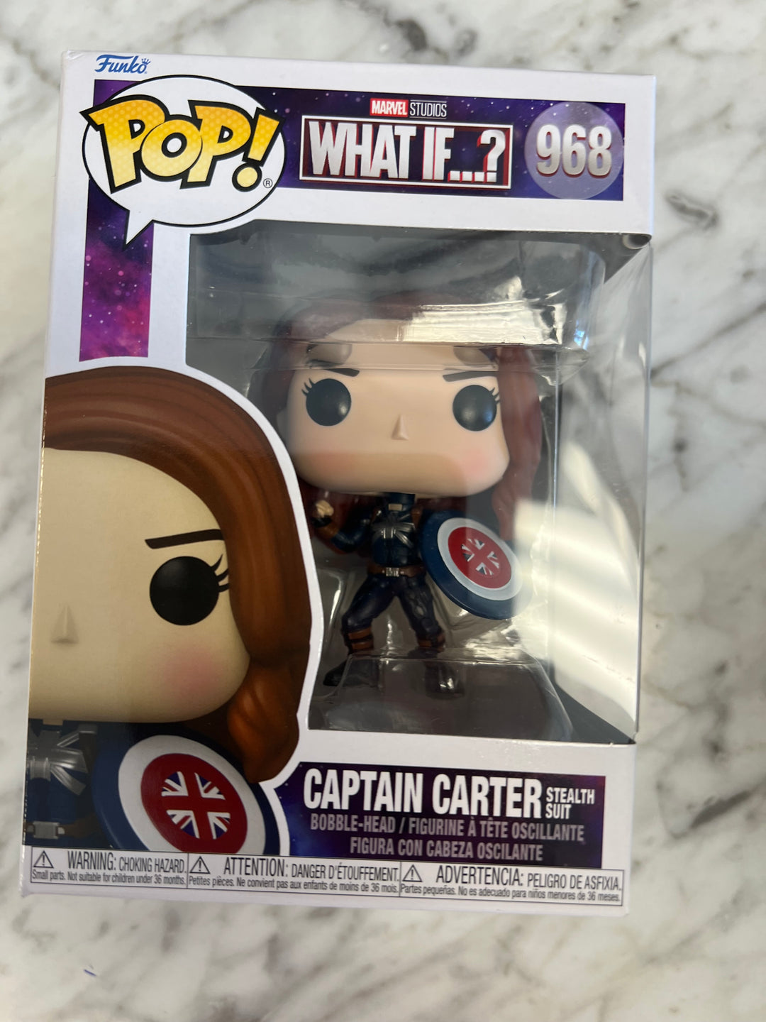 Funko Pop! Captain Carter Stealth Suit #968 Marvel What If FP122224