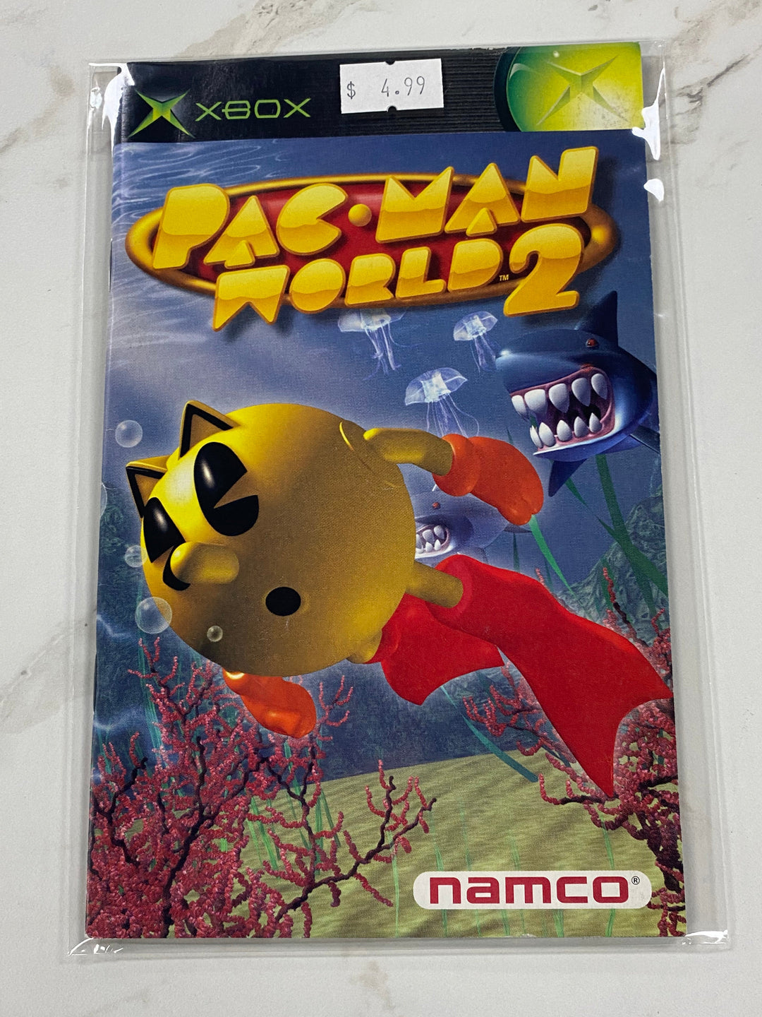 Pac-Man World 2 - Original Xbox Manual ONLY MO61726