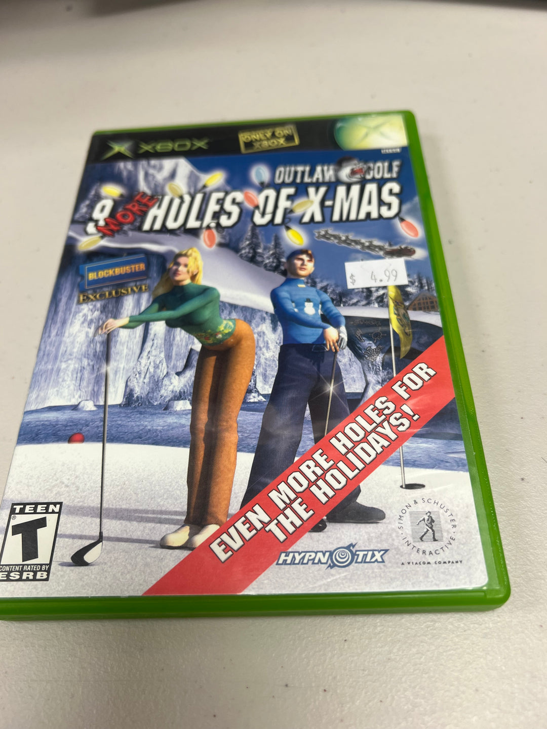 Outlaw Golf 9 More Holes of X-Mas for Original Microsoft Xbox in case. Tested and Working.     DO61124