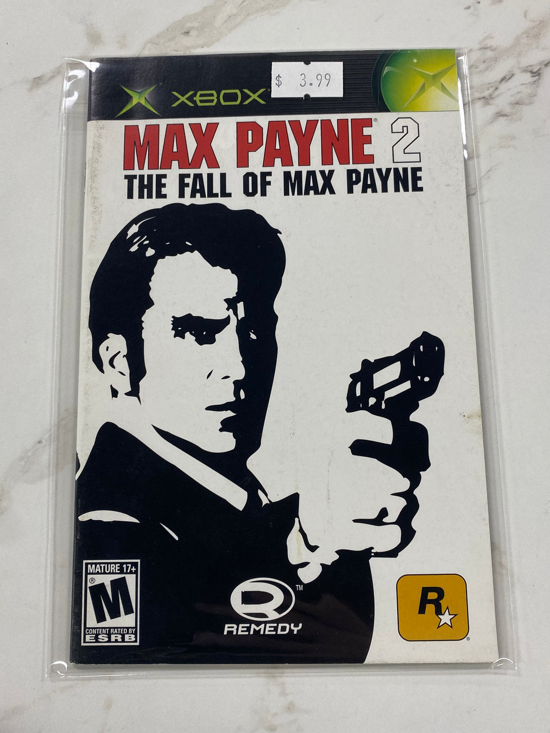 Max Payne 2 Fall of Max Payne - Original Xbox Manual ONLY MO61726