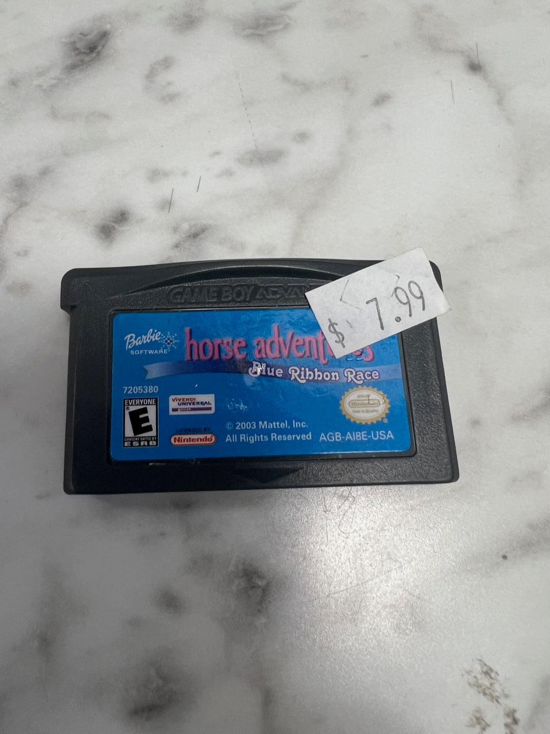 Barbie Horse Adventures : Blue Ribbon Race - Game Boy Advance G7925