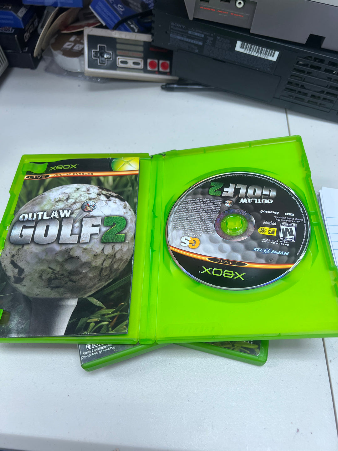 Outlaw Golf 2 for Original Microsoft Xbox in case. Tested and Working.     DO61124