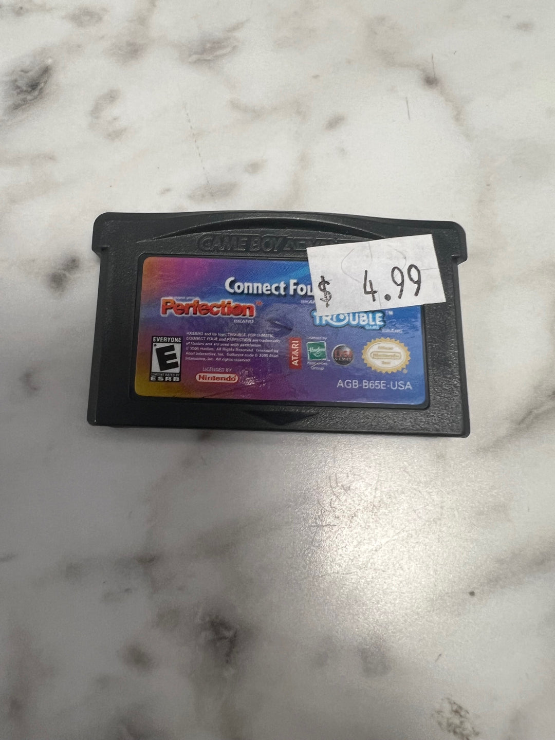 Connect Four / Perfection / Trouble - Game Boy Advance (GBA) D82925