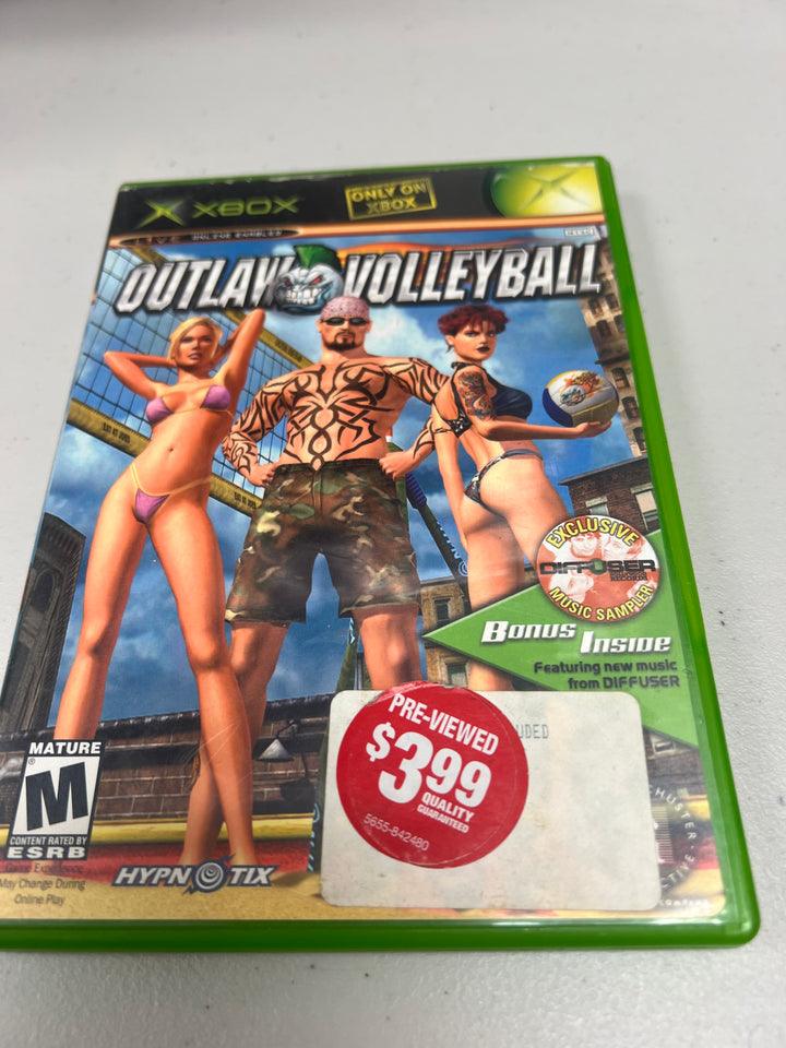 Outlaw Volleyball for Original Microsoft Xbox in case. Tested and Working.     DO61124