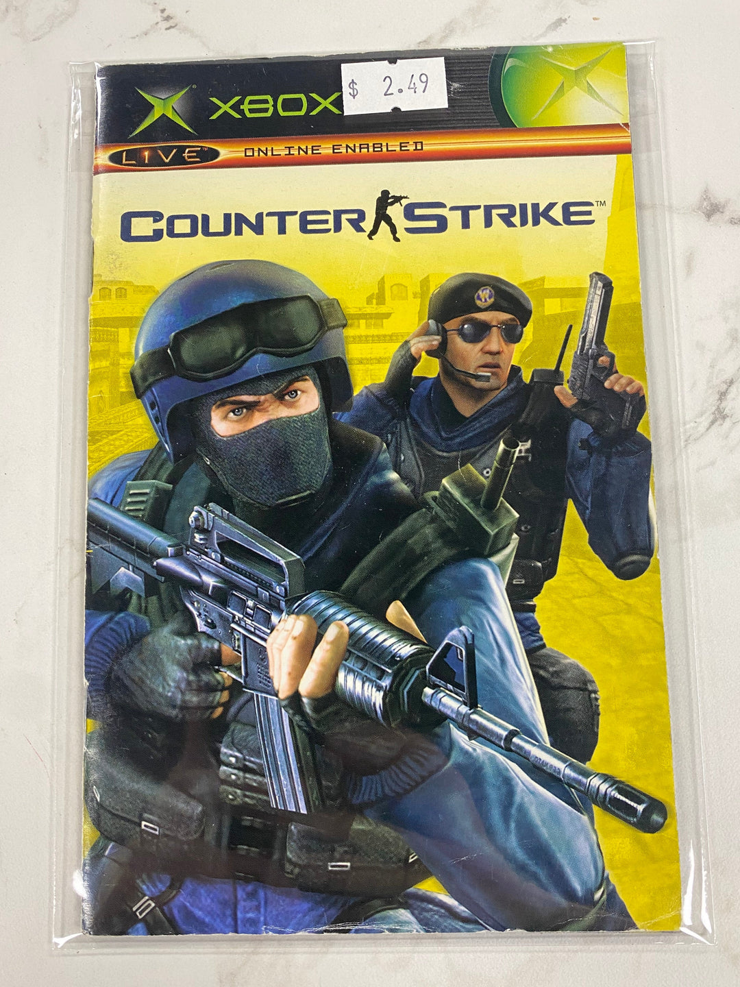 Counter Strike - Original Xbox Manual ONLY MO61726
