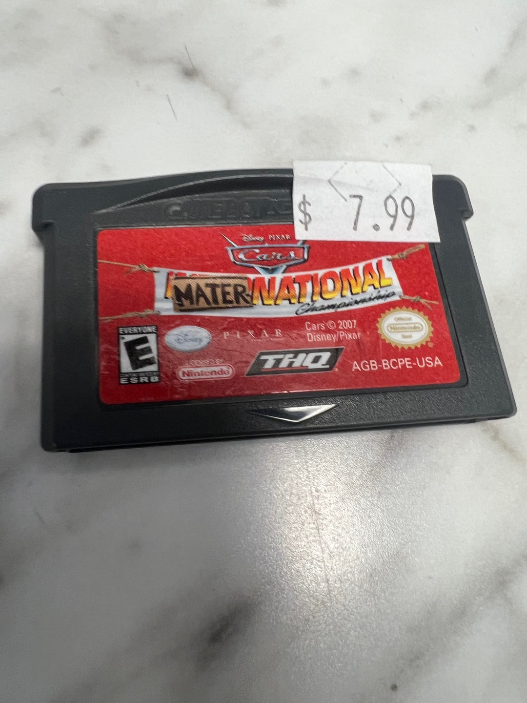 Cars Mater National - Game Boy Advance G7925